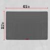 imageMotor Trend FlexTough 4Piece Heavy Duty Floor Mats for Cars Trucks SUVs Automotive Floor Mats Car Mats Full Set Front Rear ampamp Cargo TrimToFit SemiCustom Deep Dish All Weather Rubber Mats  GrayGray