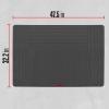 imageMotor Trend FlexTough 4Piece Heavy Duty Floor Mats for Cars Trucks SUVs Automotive Floor Mats Car Mats Full Set Front Rear ampamp Cargo TrimToFit SemiCustom Deep Dish All Weather Rubber Mats  GrayBlack