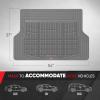 imageMotor Trend Premium FlexTough AllProtection Cargo Mat Liner  wTraction Grips ampamp Fresh Design Heavy Duty Trimmable Trunk Liner for Car Truck SUV Black OF985BKGray