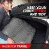 imageMotor Trend Premium FlexTough AllProtection Cargo Mat Liner  wTraction Grips ampamp Fresh Design Heavy Duty Trimmable Trunk Liner for Car Truck SUV Black OF985BKGray