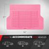 imageMotor Trend Premium FlexTough AllProtection Cargo Mat Liner  wTraction Grips ampamp Fresh Design Heavy Duty Trimmable Trunk Liner for Car Truck SUV Black OF985BKPink