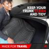 imageMotor Trend Premium FlexTough AllProtection Cargo Mat Liner  wTraction Grips ampamp Fresh Design Heavy Duty Trimmable Trunk Liner for Car Truck SUV Black OF985BKBlack