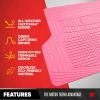 imageMotor Trend Premium FlexTough AllProtection Cargo Mat Liner  wTraction Grips ampamp Fresh Design Heavy Duty Trimmable Trunk Liner for Car Truck SUV Black OF985BKPink