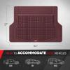 imageMotor Trend Premium FlexTough AllProtection Cargo Mat Liner  wTraction Grips ampamp Fresh Design Heavy Duty Trimmable Trunk Liner for Car Truck SUV Black OF985BKBurgundy
