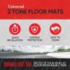 imageMotor Trend TwoTone Focus Rubber Car Floor Mats for Autos SUV Truck ampamp Van  AllWeather Waterproof Protection Front ampamp Rear Liners Trim to Fit Most VehiclesBeige
