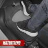 imageMotor Trend TwoTone Focus Rubber Car Floor Mats for Autos SUV Truck ampamp Van  AllWeather Waterproof Protection Front ampamp Rear Liners Trim to Fit Most VehiclesGray