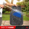 imageMotor Trend TwoTone Focus Rubber Car Floor Mats for Autos SUV Truck ampamp Van  AllWeather Waterproof Protection Front ampamp Rear Liners Trim to Fit Most VehiclesBlue