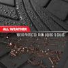 imageMotor Trend TwoTone Focus Rubber Car Floor Mats for Autos SUV Truck ampamp Van  AllWeather Waterproof Protection Front ampamp Rear Liners Trim to Fit Most VehiclesRed