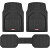 imageMotor Trend 943BG FlexTough Defender Car Floor Mats Next Generation Deep Dish Heavy Duty Contour Liners for Car SUV Truck ampamp VanAll Weather Protection Trim to Fit Most Vehicles BeigeBlack