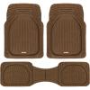 imageMotor Trend FlexTough Floor Mats for Cars Gray Deep Dish AllWeather Mats Waterproof TrimTo Fit Automotive Floor Mats for Trucks SUV Universal Liner Car AccessoriesBrown