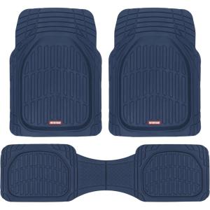 imageMotor Trend FlexTough Floor Mats for Cars Gray Deep Dish AllWeather Mats Waterproof TrimTo Fit Automotive Floor Mats for Trucks SUV Universal Liner Car AccessoriesCobalt Blue
