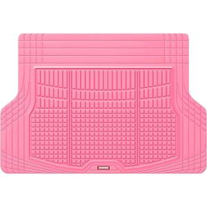 imageMotor Trend Premium FlexTough AllProtection Cargo Mat Liner  wTraction Grips ampamp Fresh Design Heavy Duty Trimmable Trunk Liner for Car Truck SUV Black OF985BKPink