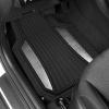 imageMotor Trend ChromeTech Car Floor Mats Full Set  Durable Rubber Floor Mats for Cars with Two Tone Accent All Weather Interior Protection for Front and Rear with NonSlip Backing Silver ChromeBlack  Silver Chrome