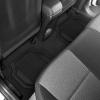 imageMotor Trend ChromeTech Car Floor Mats Full Set  Durable Rubber Floor Mats for Cars with Two Tone Accent All Weather Interior Protection for Front and Rear with NonSlip Backing Silver ChromeBlack  Gloss Black