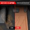 imageMotor Trend FlexTough Advanced Beige Rubber Car Floor Mats  Heavy Duty Trim to Fit All Weather Floor Mats for Cars Truck SUV  Automotive Car Interior Floor Liner Protection  Universal FitBeige