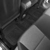 imageMotor Trend FlexTough Performance All Weather Rubber Car Floor Mats  3 Piece Floor Mats Automotive Liners for Cars Truck SUV HeavyDuty Waterproof Black