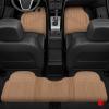 imageMotor Trend FlexTough Performance All Weather Rubber Car Floor Mats with Cargo Liner  Full Set Front ampamp Rear Odorless Floor Mats for Cars Truck SUV BPAFree Automotive Floor Mats GrayBeige Tan