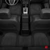 imageMotor Trend FlexTough Performance All Weather Rubber Car Floor Mats with Cargo Liner  Full Set Front ampamp Rear Odorless Floor Mats for Cars Truck SUV BPAFree Automotive Floor Mats GrayBlack  Cargo