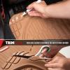 imageMotor Trend Premium FlexTough Deep Dish Rear Rubber Floor Mat Liners Heavy Duty AllWeather Universal Fit TrimToFit Floor Mats for Cars Sedans Trucks SUVs Durable ampamp Easy To Clean Car Mats  BlackBeige