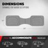 imageMotor Trend Premium FlexTough Deep Dish Rear Rubber Floor Mat Liners Heavy Duty AllWeather Universal Fit TrimToFit Floor Mats for Cars Sedans Trucks SUVs Durable ampamp Easy To Clean Car Mats  BlackGray
