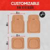 imageMotor Trend  MT921BG Flextough Tortoise  Heavy Duty Rubber Floor Mats for Car SUV Van ampamp Truck  All Weather Protection  Deep Dish Tan BeigeBeige