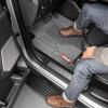 imageMotor Trend AdventureMax Car Floor Mats Full Set  Durable Rubber Floor Mats for Cars with Debris Capture Grooves All Weather Interior Protection for Front and Rear with NonSlip Backing Gray