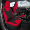imageMotor Trend BlueBlack Waterproof Seat Covers for Front Seats  Premium Neoprene Blue Seat Covers Car Seat Protectors with Removable Headrest Interior Covers for Auto Truck Van SUV Seat ProtectionRed Front Seats