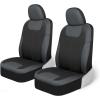 imageMotor Trend BlueBlack Waterproof Seat Covers for Front Seats  Premium Neoprene Blue Seat Covers Car Seat Protectors with Removable Headrest Interior Covers for Auto Truck Van SUV Seat ProtectionGray Front Seats  Black Mats
