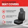 imageMotor Trend BlueBlack Waterproof Seat Covers for Front Seats  Premium Neoprene Blue Seat Covers Car Seat Protectors with Removable Headrest Interior Covers for Auto Truck Van SUV Seat ProtectionGray Front Seats