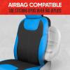 imageMotor Trend BlueBlack Waterproof Seat Covers for Front Seats  Premium Neoprene Blue Seat Covers Car Seat Protectors with Removable Headrest Interior Covers for Auto Truck Van SUV Seat ProtectionBlue Front Seats