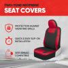 imageMotor Trend BlueBlack Waterproof Seat Covers for Front Seats  Premium Neoprene Blue Seat Covers Car Seat Protectors with Removable Headrest Interior Covers for Auto Truck Van SUV Seat ProtectionRed Front Seats