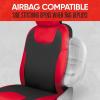 imageMotor Trend BlueBlack Waterproof Seat Covers for Front Seats  Premium Neoprene Blue Seat Covers Car Seat Protectors with Removable Headrest Interior Covers for Auto Truck Van SUV Seat ProtectionRed Front Seats