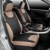 imageMotor Trend BlueBlack Waterproof Seat Covers for Front Seats  Premium Neoprene Blue Seat Covers Car Seat Protectors with Removable Headrest Interior Covers for Auto Truck Van SUV Seat ProtectionBeige Front Black Rear
