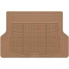 imageMotor Trend FlexTough Black Floor Mats for Cars ampamp Cargo Mat Full Set  All Weather Front ampamp Rear Rubber Automotive Floor Mats ampamp Cargo Liner for SUV Car ampamp Van  Interior Trunk Mat ampamp Floors CoverBeige