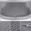 imageMotor Trend FlexTough Black Floor Mats for Cars ampamp Cargo Mat Full Set  All Weather Front ampamp Rear Rubber Automotive Floor Mats ampamp Cargo Liner for SUV Car ampamp Van  Interior Trunk Mat ampamp Floors CoverGray