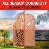 imageMotor Trend FlexTough Performance All Weather Rubber Car Floor Mats  3 Piece Floor Mats Automotive Liners for Cars Truck SUV HeavyDuty Waterproof BeigeBeige