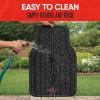 imageMotor Trend Grand Prix Tire Tread Rubber Car Floor Mats for Autos SUV Truck ampamp Van  AllWeather Waterproof Protection Front Seat Liners Trim To Fit Most VehiclesBlackBlack