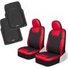 Red Front Seats & Black Mats