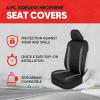 imageBDK AquaShield Rear Bench Car Seat Cover  Waterproof Neoprene Back Cover for Cars Trucks Van SUV  Ideal Protector Kids ampamp Dogs  Automotive Accessories BlackGray  Front Seats