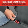imageBDK AquaShield Rear Bench Car Seat Cover  Waterproof Neoprene Back Cover for Cars Trucks Van SUV  Ideal Protector Kids ampamp Dogs  Automotive Accessories BlackGray
