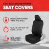 imageBDK AquaShield Rear Bench Car Seat Cover  Waterproof Neoprene Back Cover for Cars Trucks Van SUV  Ideal Protector Kids ampamp Dogs  Automotive Accessories BlackBlack Front Seats  Mats
