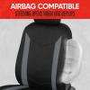 imageBDK AquaShield Rear Bench Car Seat Cover  Waterproof Neoprene Back Cover for Cars Trucks Van SUV  Ideal Protector Kids ampamp Dogs  Automotive Accessories BlackGray  Front Seats