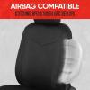 imageBDK AquaShield Rear Bench Car Seat Cover  Waterproof Neoprene Back Cover for Cars Trucks Van SUV  Ideal Protector Kids ampamp Dogs  Automotive Accessories BlackBlack  Front Seats