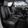 imageMotor Trend Black Cloth Car Seat Covers for Front Seats  Premium Automotive Bucket Seat Covers Made for Vehicles with Removable Headrests Interior Covers for Car Truck Van SUV Seat ProtectorCharcoalGray Combo