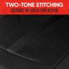 imageMotor Trend Black Cloth Car Seat Covers for Front Seats  Premium Automotive Bucket Seat Covers Made for Vehicles with Removable Headrests Interior Covers for Car Truck Van SUV Seat ProtectorClassic Black Front Seats