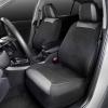 imageMotor Trend Black Cloth Car Seat Covers for Front Seats  Premium Automotive Bucket Seat Covers Made for Vehicles with Removable Headrests Interior Covers for Car Truck Van SUV Seat ProtectorCharcoalGray Set