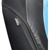 imageMotor Trend Blue Faux Leather Car Seat Covers for Front Seats  Premium High Back Automotive Seat Covers Made for Vehicles with Integrated Fixed Headrests Fits Most Car Truck SUV