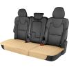 imageMotor Trend Car Seat Cushion 2 Pack  Diamond Stitched Faux Leather Seat Covers for Cars Trucks SUV Black Padded Car Seat Covers with Storage Pockets Premium Automotive Seat Covers for Front SeatsBeige