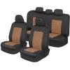 imageMotor Trend GrandPrix Seat Covers for Cars 2Pack Gray Tire Tread Embossed Car Seat Covers for Front Seats Automotive Interior Covers for Car Truck Van SUVBeige