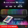 imageMotor Trend LED Car Lights Up Multi Color Seat Protector for Cars SUV Truck with Auto Interior Lights2pc Seat Covers